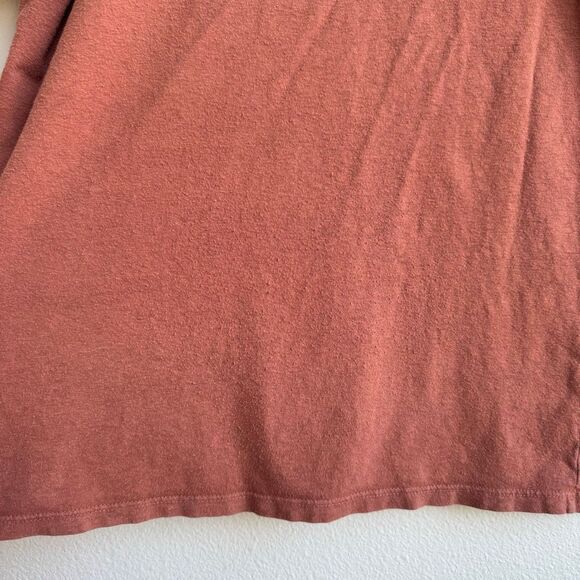 Jungmaven Organic Cotton Orange hemp Short Sleeve V Neck T Shirt Size Small - Picture 6 of 7